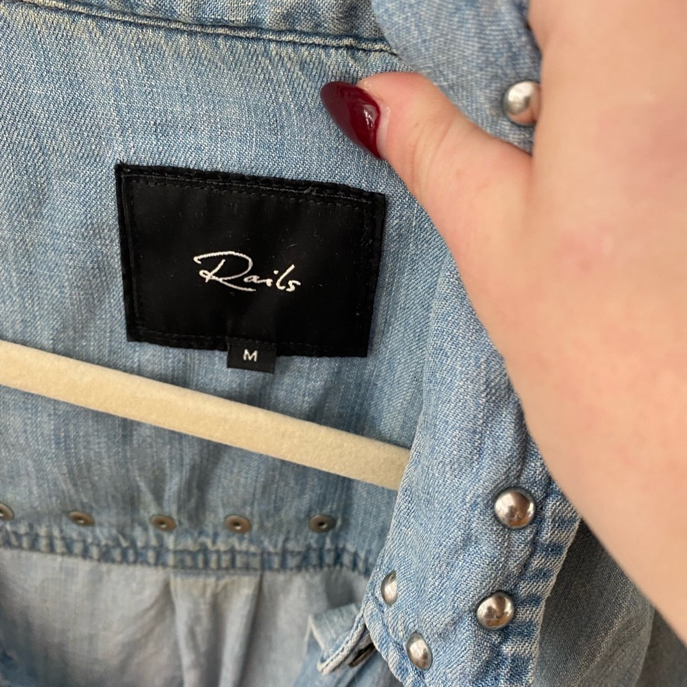 Rails Denim Button Up - image 2